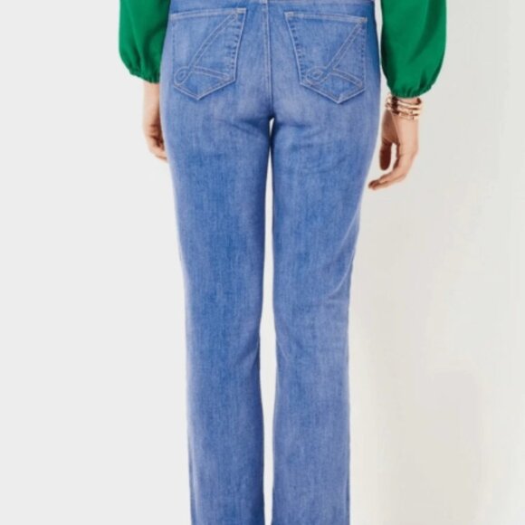 Lilly 28" Liza High Rise Crop Flare - Picture 4 of 7